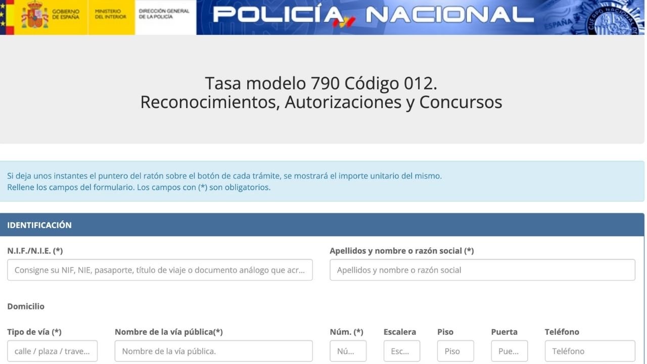 Cómo pagar la tasa 012-790: cajero, banco o efectivo | Guía completa